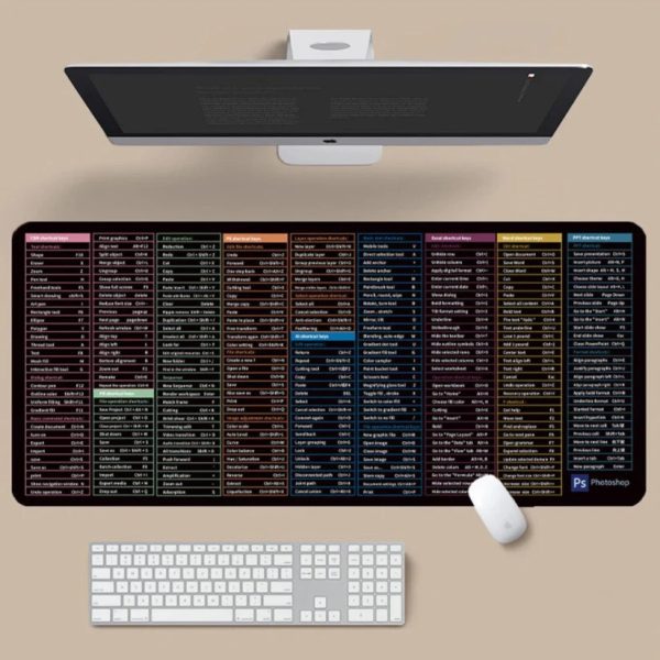 Shortcut Keys Gaming Mouse Pad
